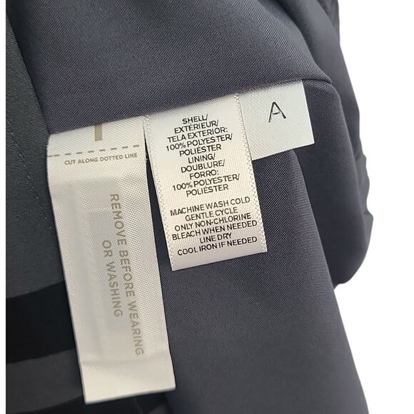 LOFT Abstract Print Maxi Skirt Black and Gray Size L NWT - Picture 4 of 4